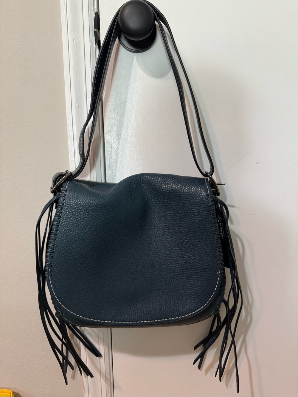 Coach Saddle Bag 20115 Whipstitch/Whiplash in Mineral Teal - Picture 2 of 16